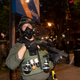 A police officer readies a grenade launcher in Atlanta, Georgia on June 1, 2020.